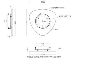 FRESA_AP10W_LED_D270