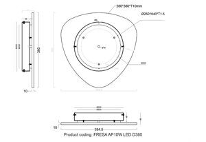 FRESA_AP10W_LED_D380