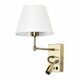 Бра с одним плафоном Arte Lamp Elba A2581AP-2AB